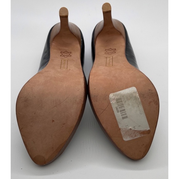 Steven by Steve Madden “Lalo” Peep Toe Black Patent Leather Heels Size 6M - Picture 5 of 7